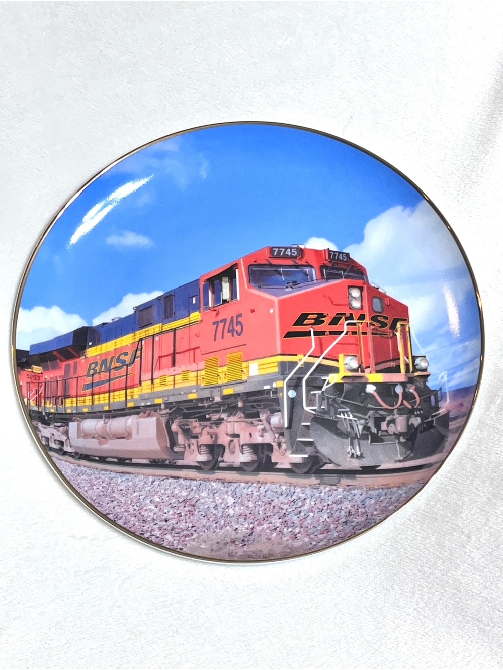 BNSF Railway "Power for the Long Haul" 2007 Safety Award Plate #43660